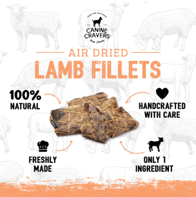 Canine Cravers Premium Lamb Fillets