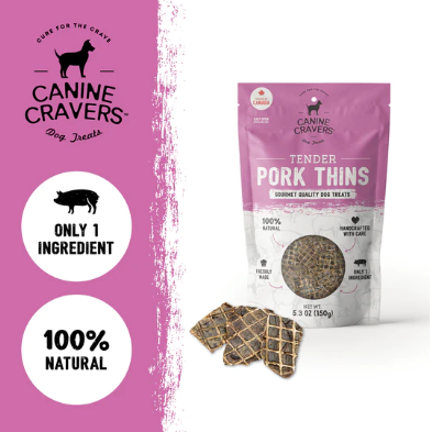 Canine Cravers Tender Pork Thins