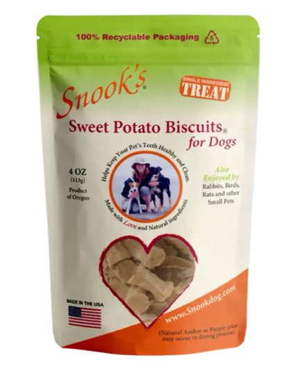 Snook's Sweet Potato Dog Biscuits