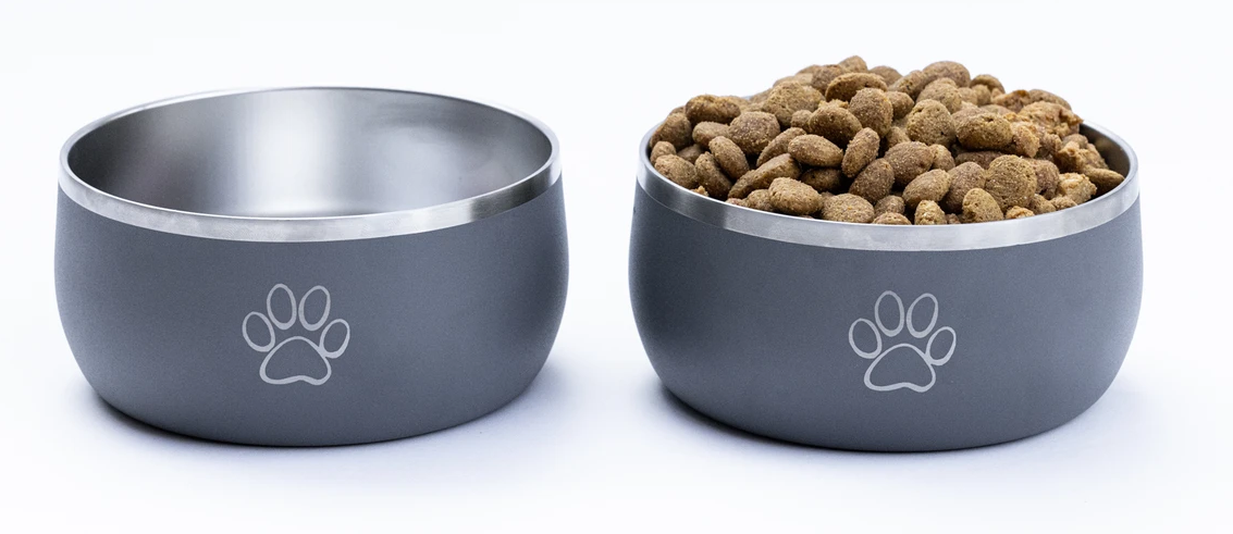 Powder Coat Stainless Steel Dog Bowl and Bottle