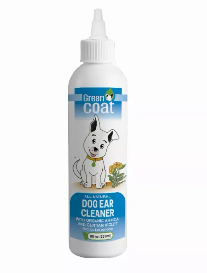 Green Coat's All-Natural Ear Cleaner for Dogs