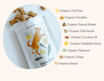 Botanical Bones Inner Glow Superfood Dog Treats