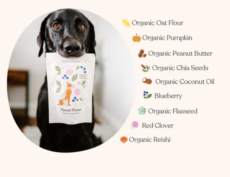 Botanical Bones Flower Power Superfood Dog Treats