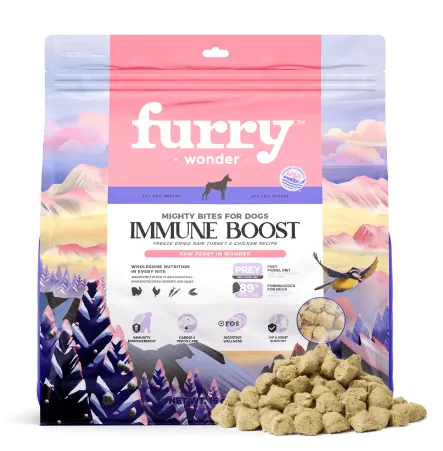 Furry Wonder - Immune Boost Freeze-Fried Raw Turkey & Chicken