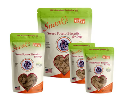 Snook's Sweet Potato Dog Biscuits